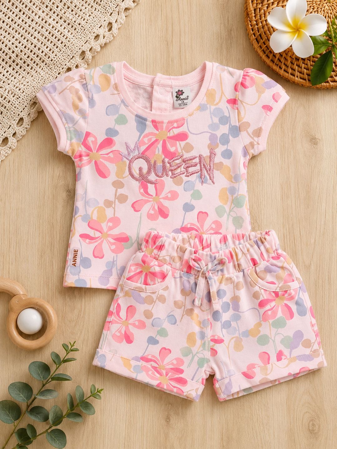 Annie Girls Printed Top with Shorts-picture-28