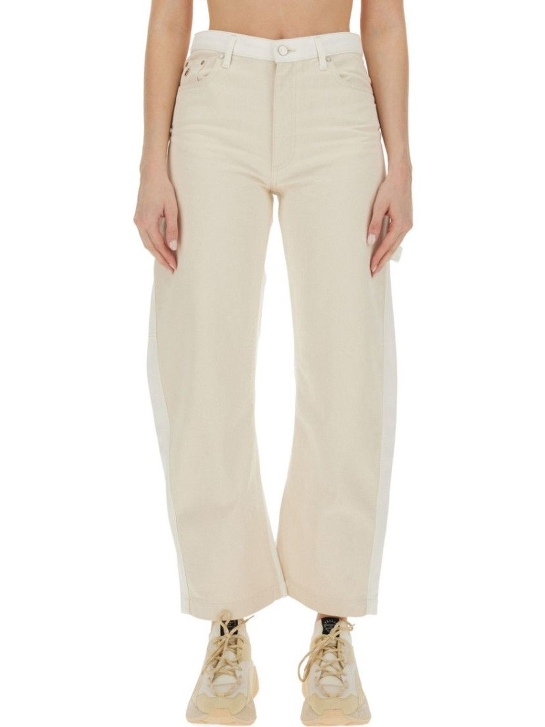 stella mccartney White Relaxed High Rise Jeans-picture-58