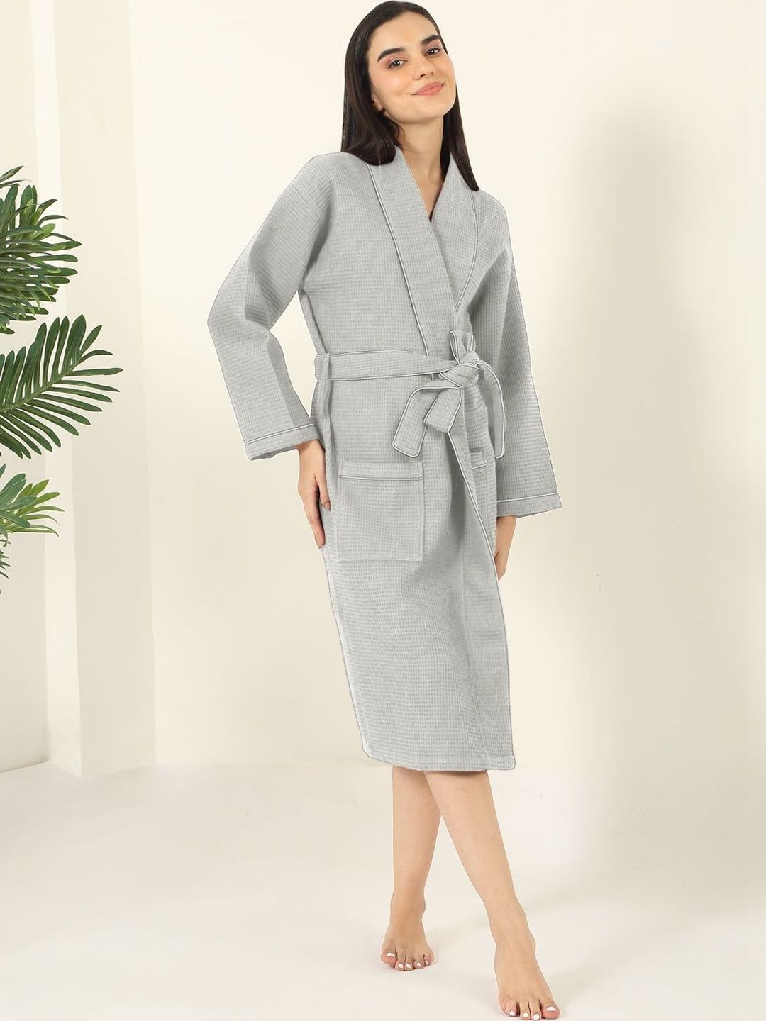 Mulberry Living Cotton Bath Robe-image-35