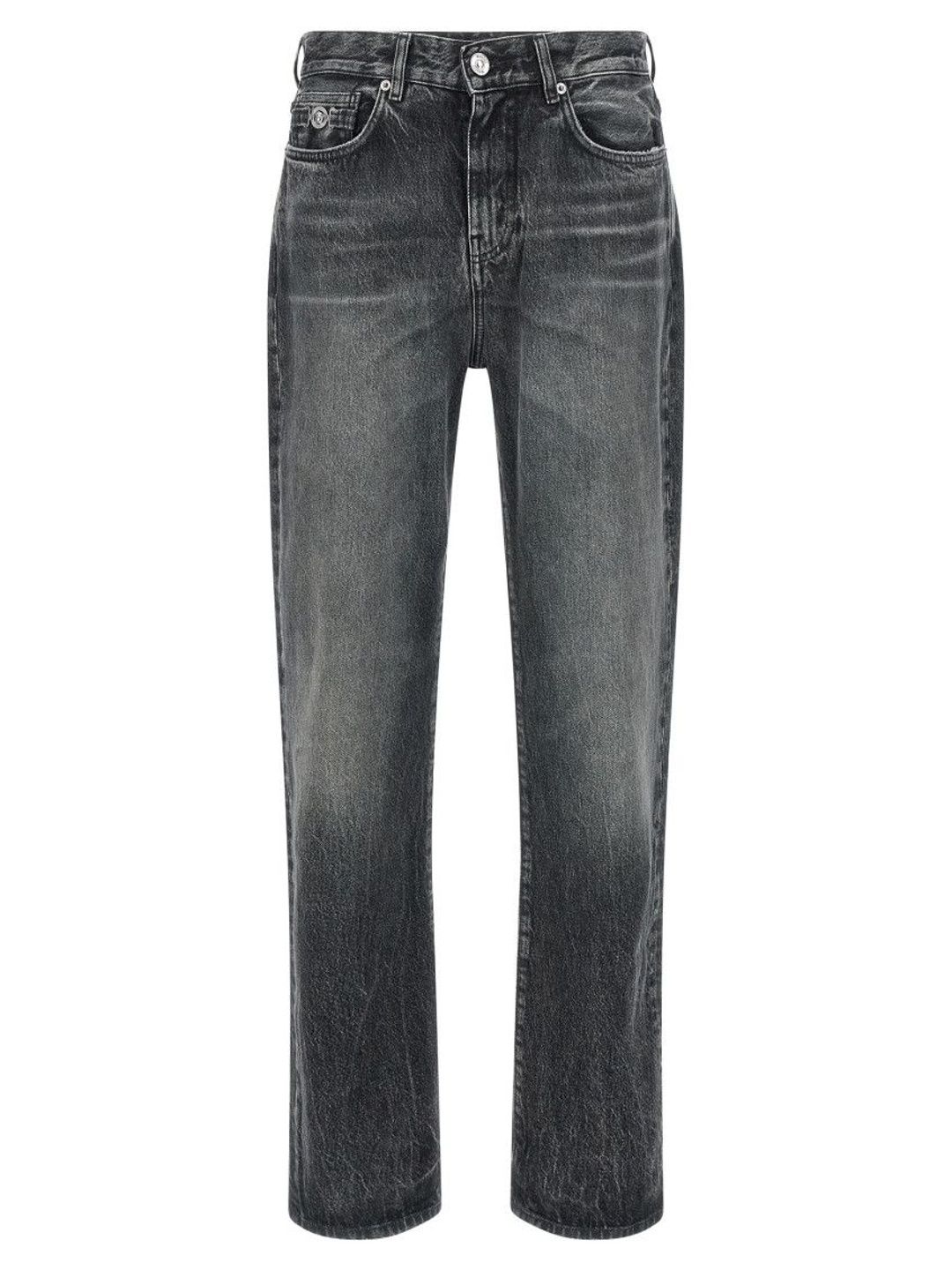 versace Dark Grey Straight Jeans-picture-19