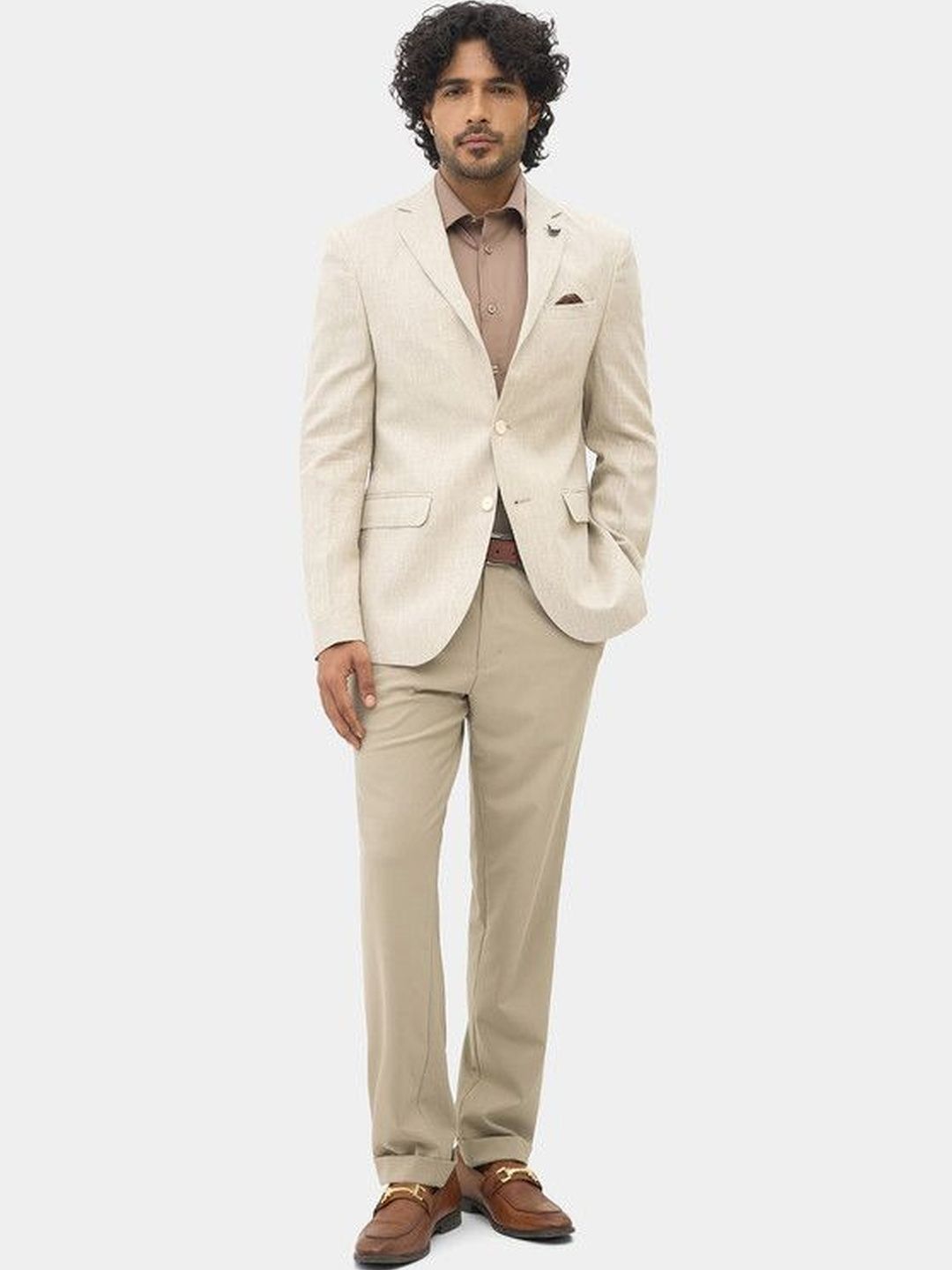 Blackberrys Notched Lapel Single-Breasted Slim Fit Formal Blazer-picture-27
