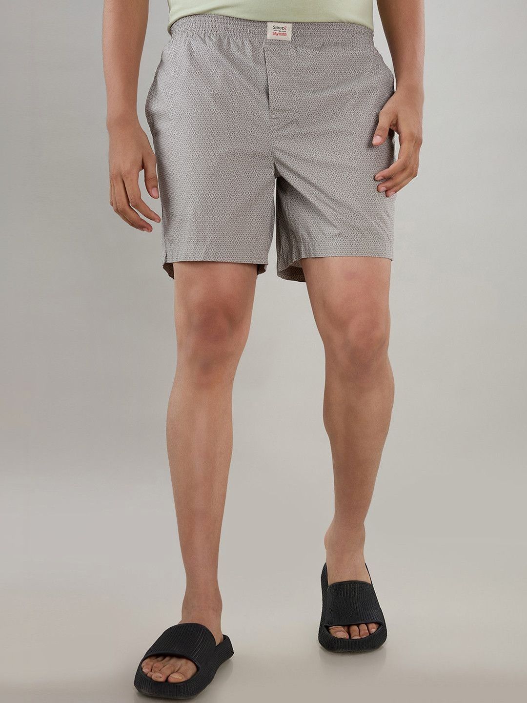 SleepZ by Raymond Men Printed Lounge Shorts-picture-26