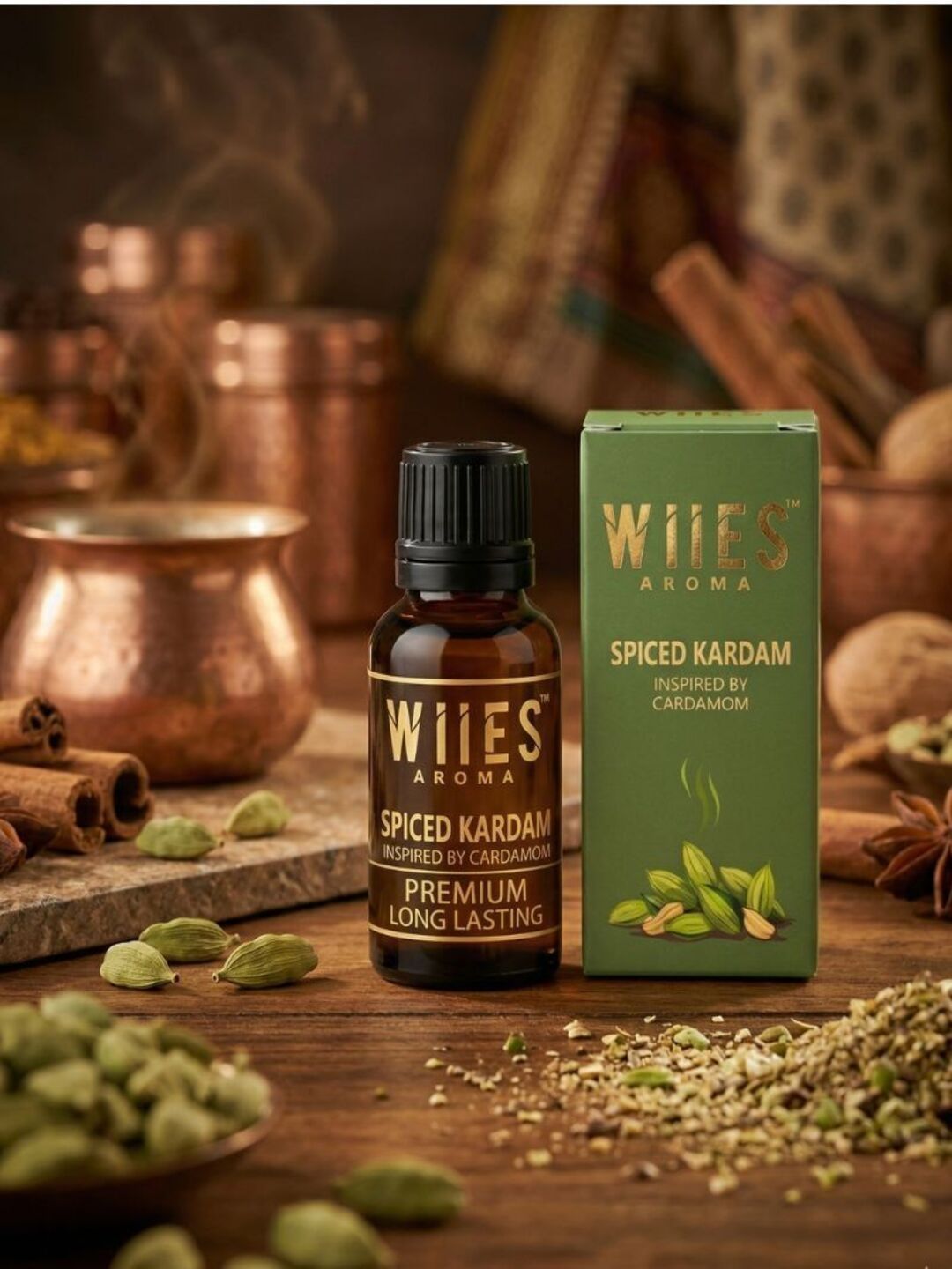 Wiies Brown Spiced Kardam Aroma Oils - 30 ml-image-36