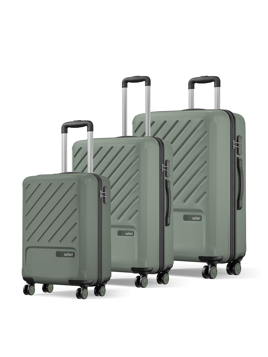 Safari Set Of 3 Symphony Textured Hard Sided Trolley Bags-picture-34