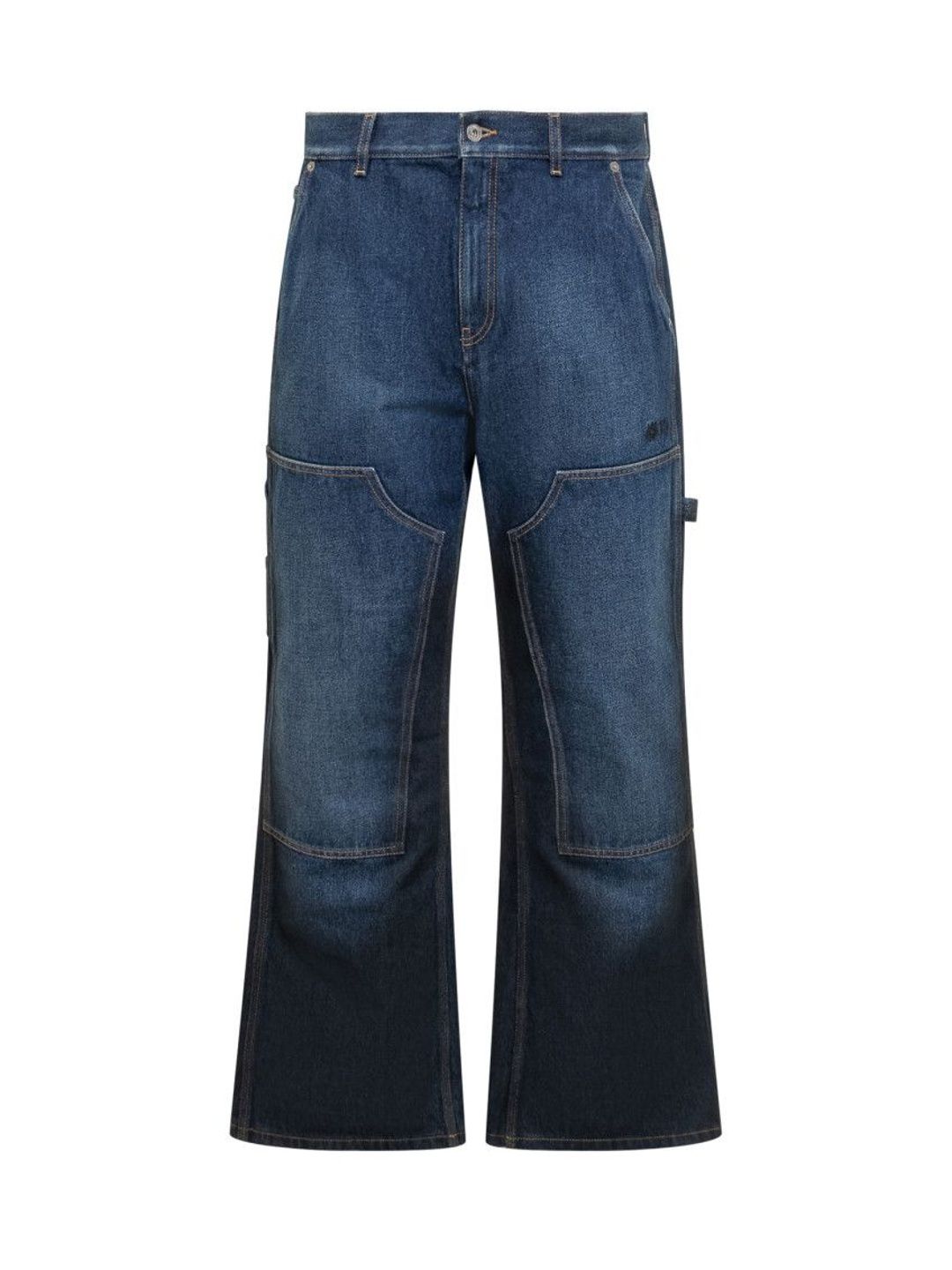 off-white Blue Relaxed High Rise Jeans-picture-37