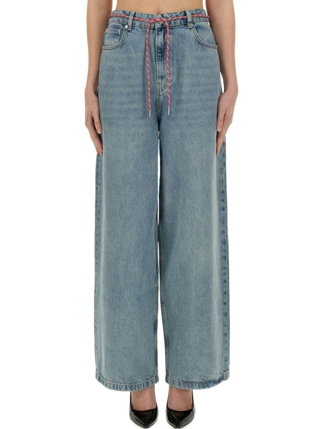 moschino Denim Loose High Rise Jeans-picture-13