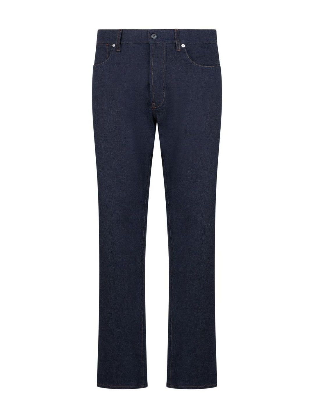 Stone Island Navy Blue Straight Jeans-image-34