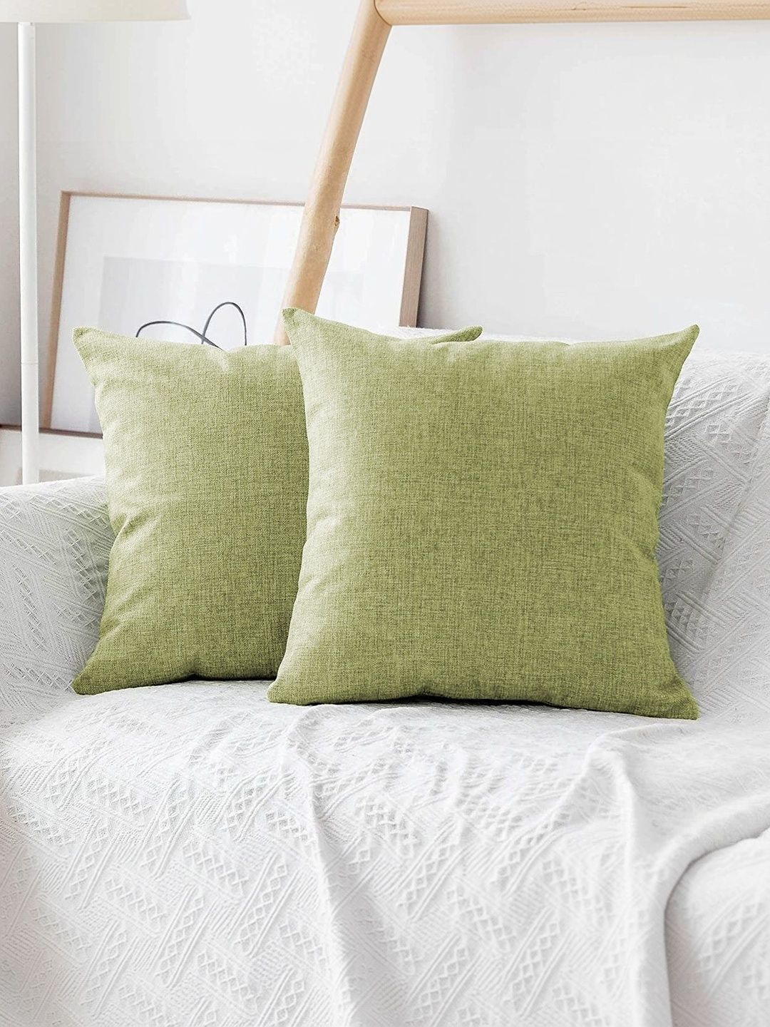 Khooti Sea Green Set of 2 Square Cushion Covers-picture-50