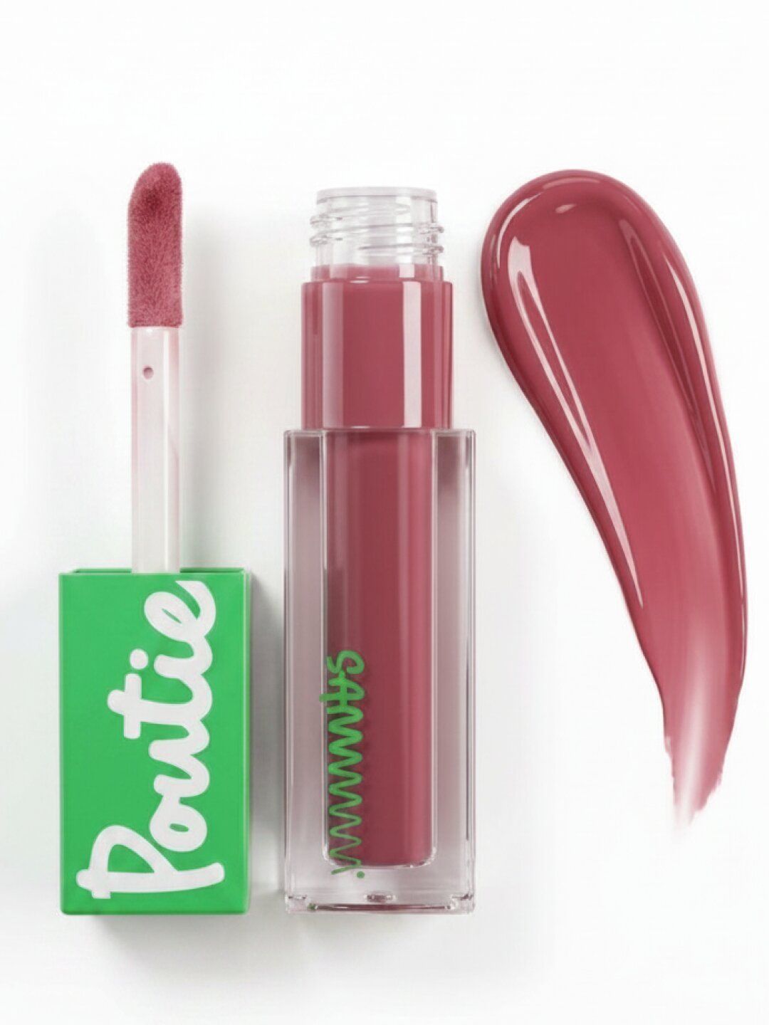 Sammmm Poutie Glass Shine Lip Gloss - Frosted Petal - 6.5 ml-picture-31