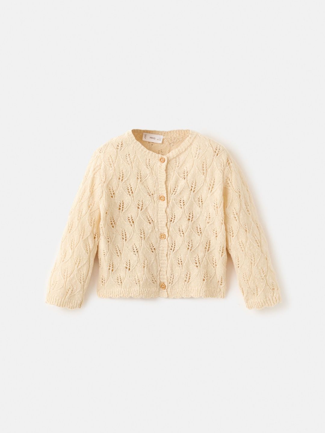 Mango Kids Unisex Self Design Cardigan deal from myntra Mango Kids Unisex Self Design Cardigan deal from myntra