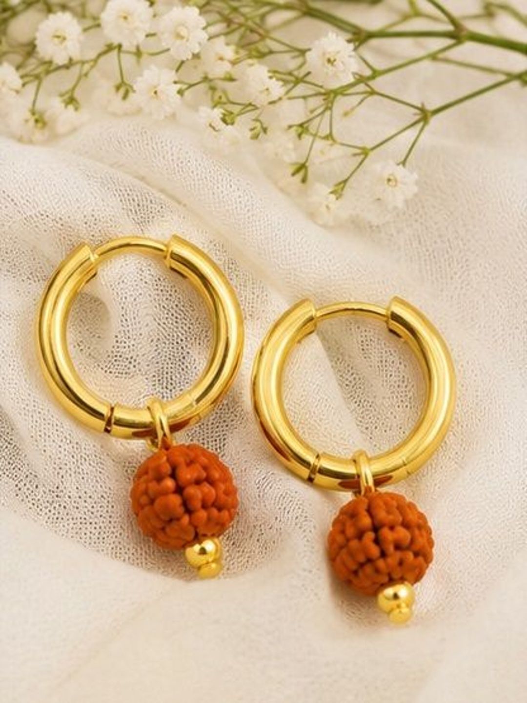 Inites Spherical Hoop Earrings-picture-24