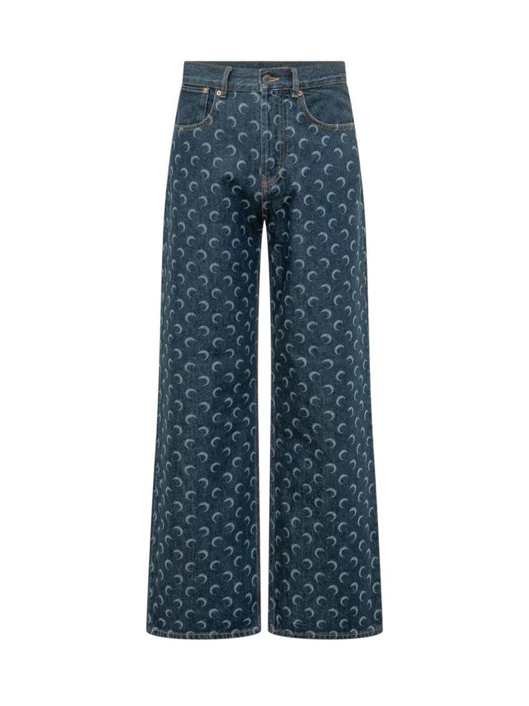 marine serre Blue Straight Jeans-picture-45