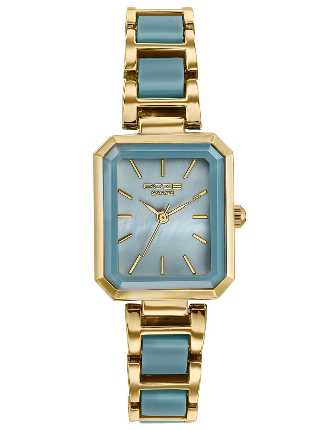 Sonata Women Mother of Pearl Dial & Bracelet Style Straps Analogue Watch SP80129KD04W-picture-32