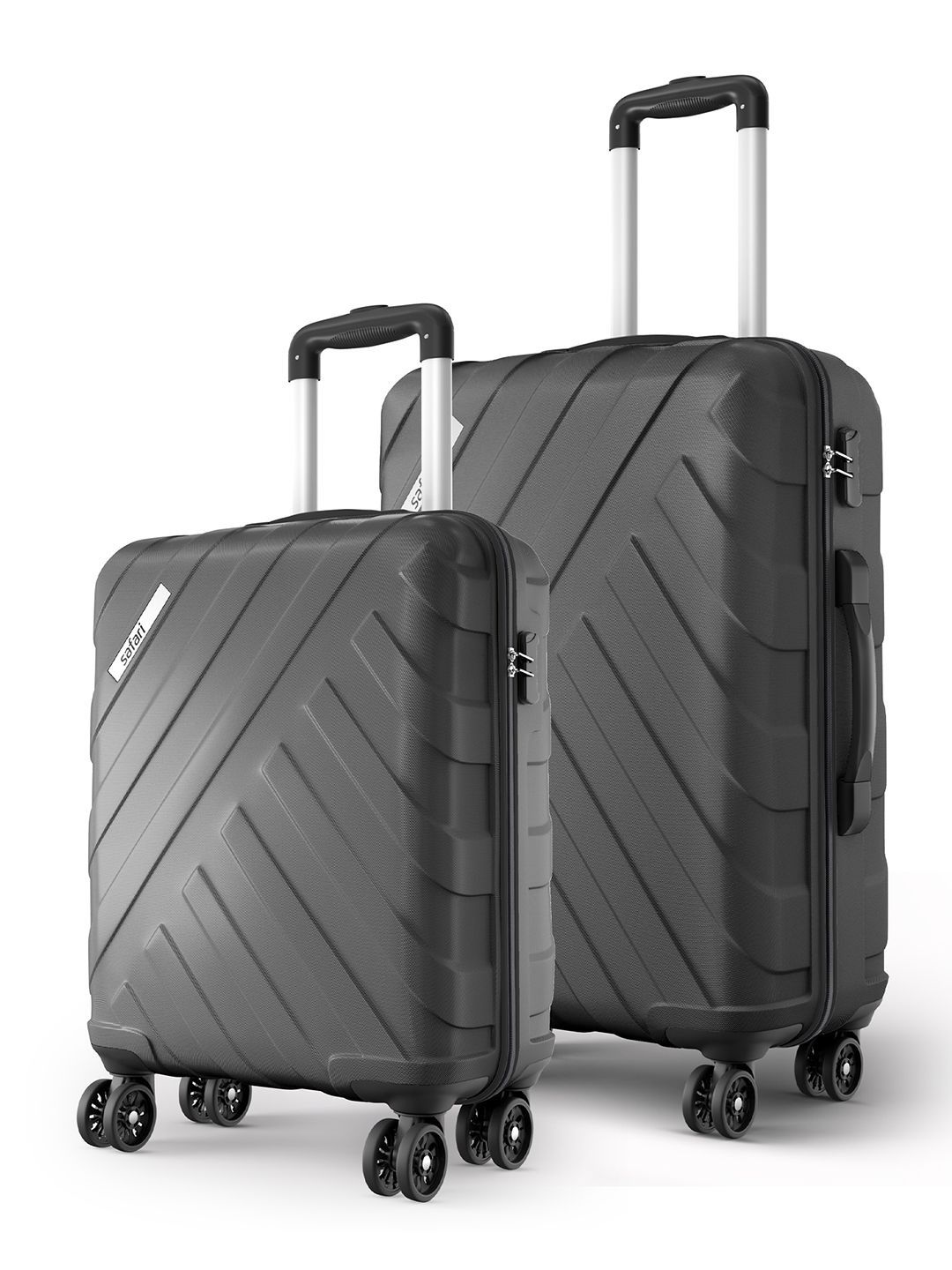 Safari Voro 2Pcs Textured Hard-Sided Trolley Bags-image-40