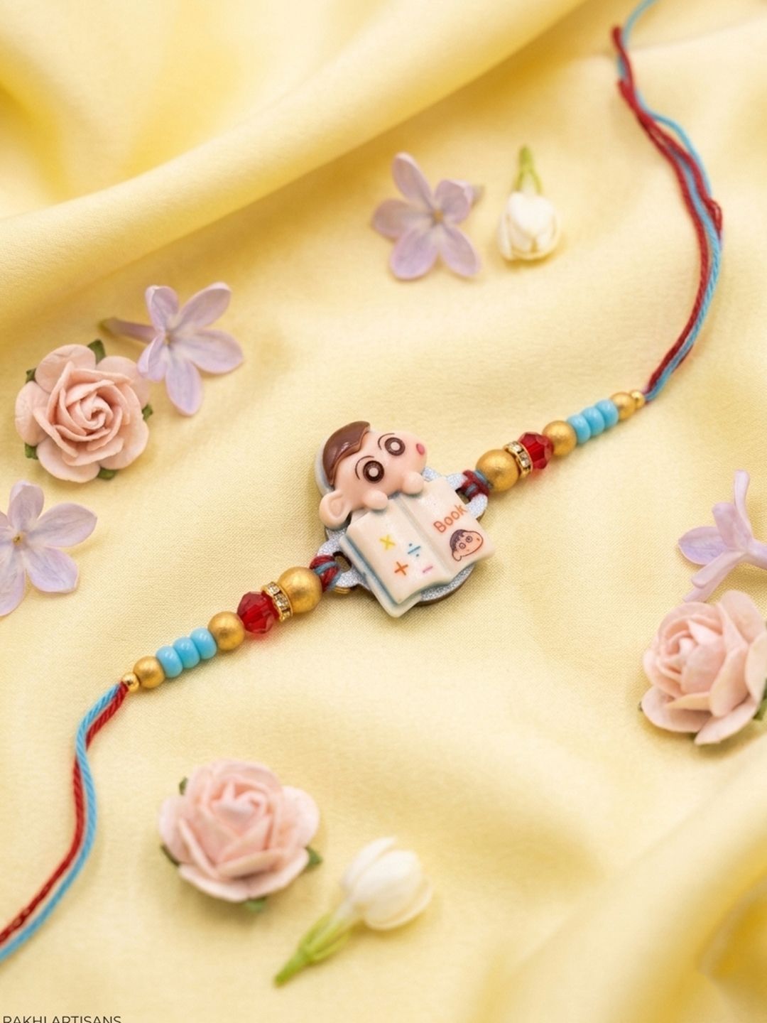 Anouk Kids Shinchan Character Artificial Beads Thread Rakhi-picture-37