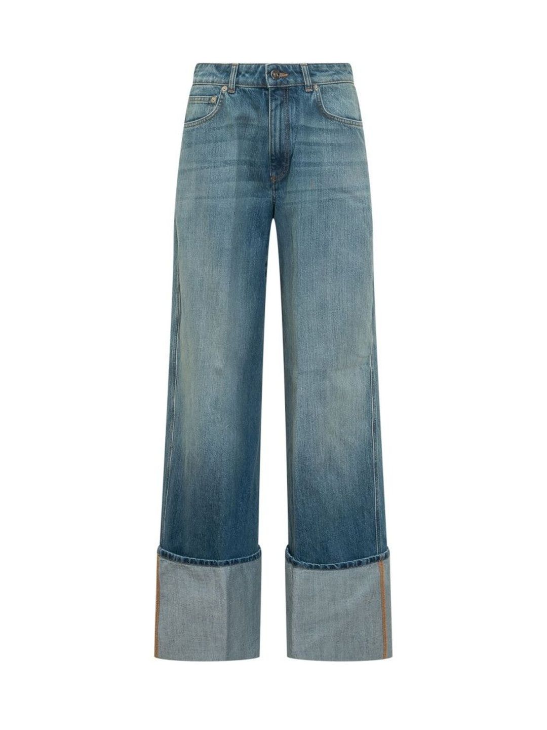 givenchy Blue Relaxed High Rise Jeans-picture-18