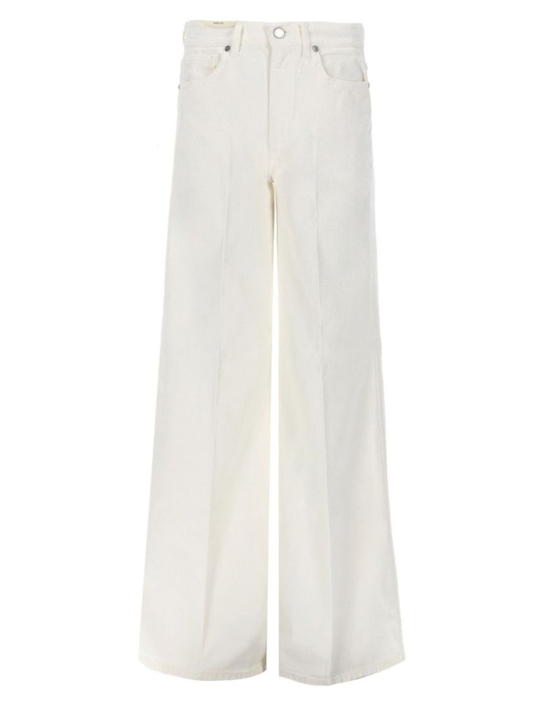 pt torino White Flared High Rise Jeans-picture-22
