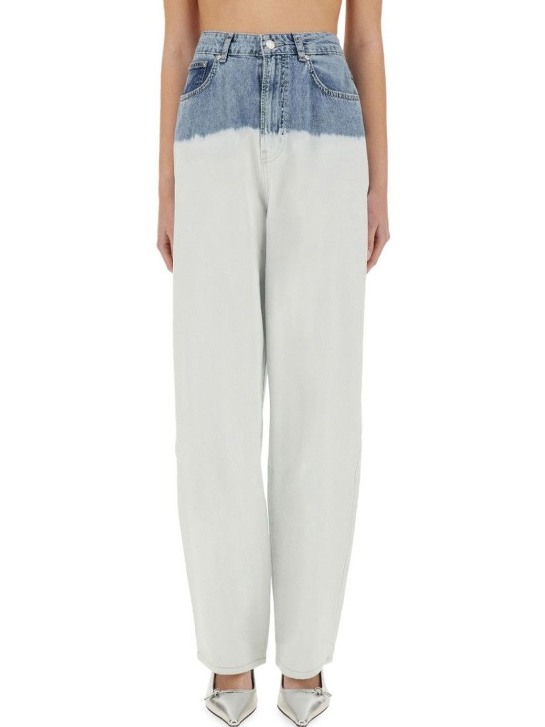 moschino White Loose High Rise Jeans-picture-37