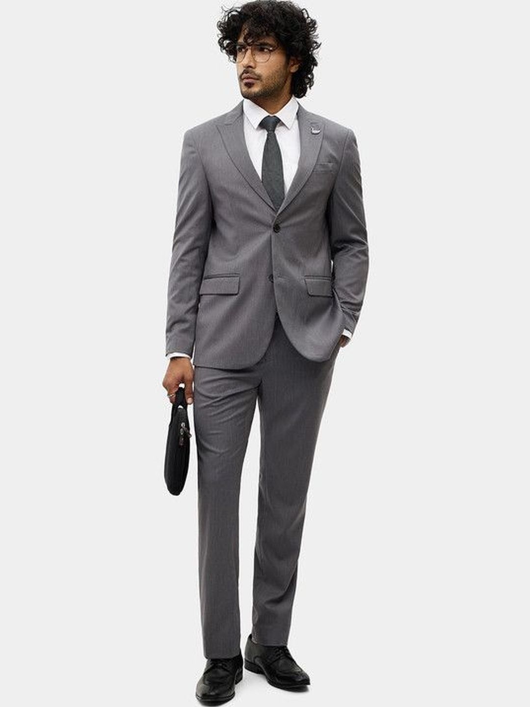 Blackberrys Men Slim Fit Single-Breasted Two-Piece Suits-image-20