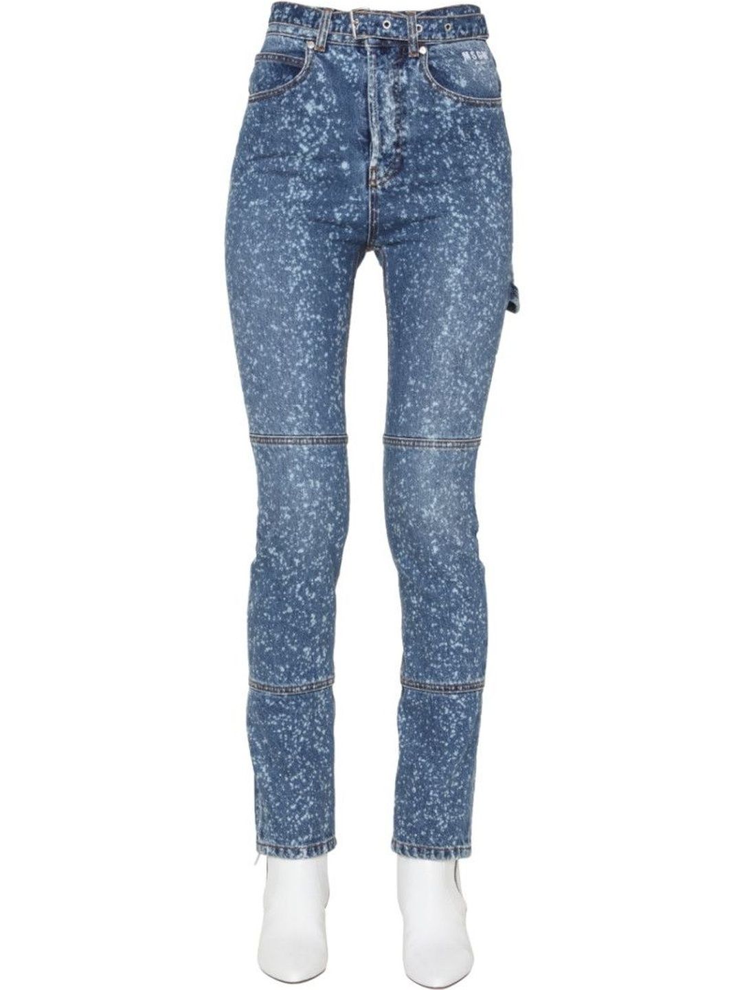 msgm Blue Skinny High Rise Jeans-picture-55