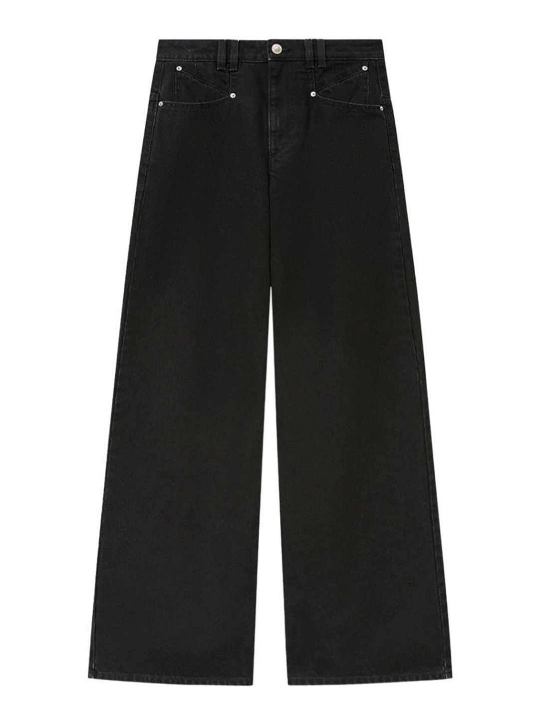 isabel marant Black Relaxed High Rise Jeans-picture-19