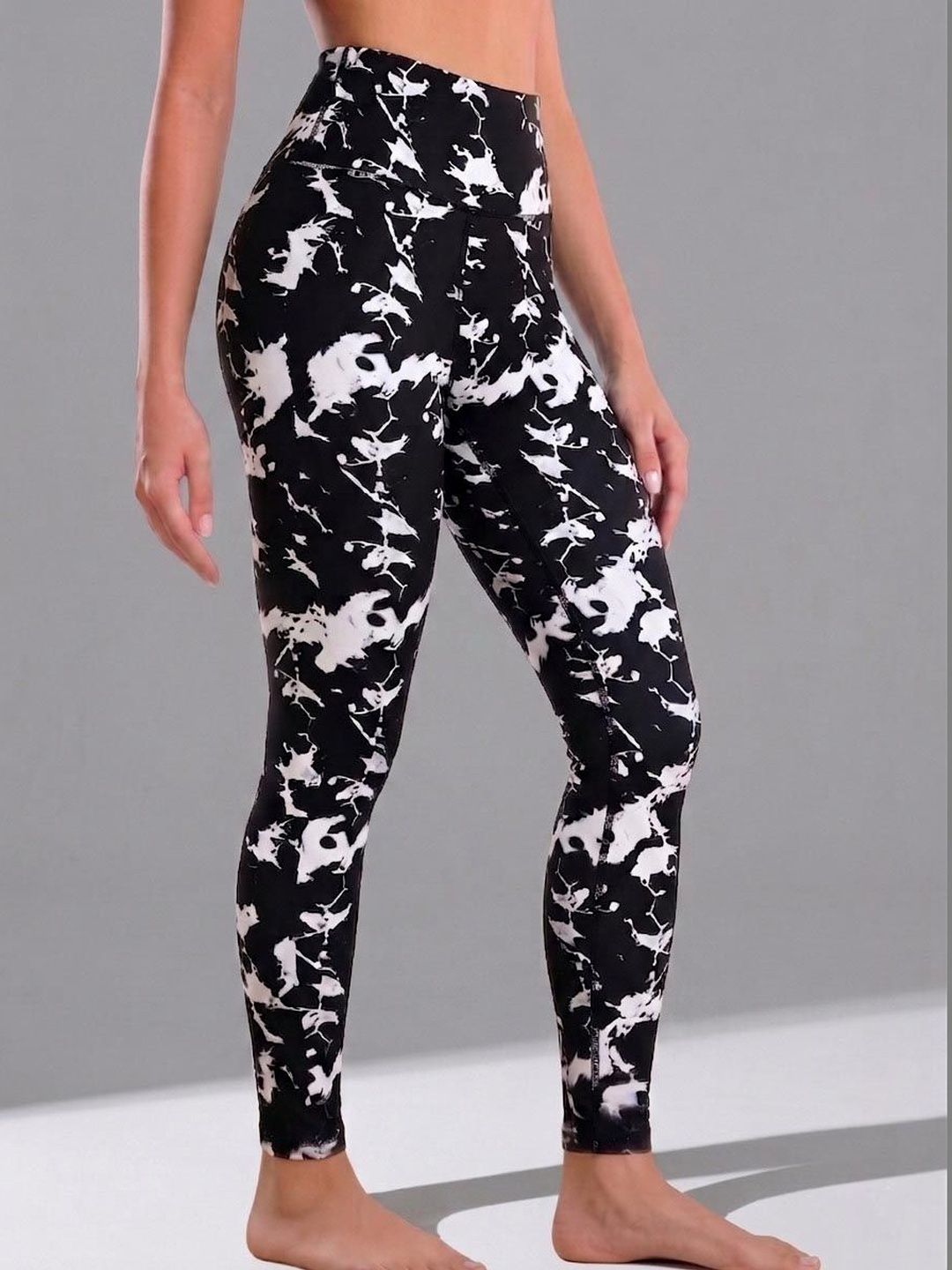 TIGER SNAKE Printed High-Rise Yoga Tights-picture-51