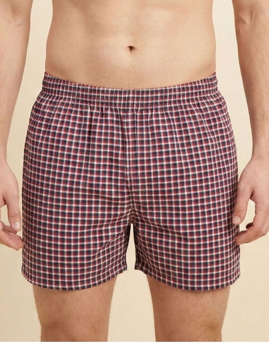 24 Street Pack Of 2 Checked Woven Boxers-picture-20