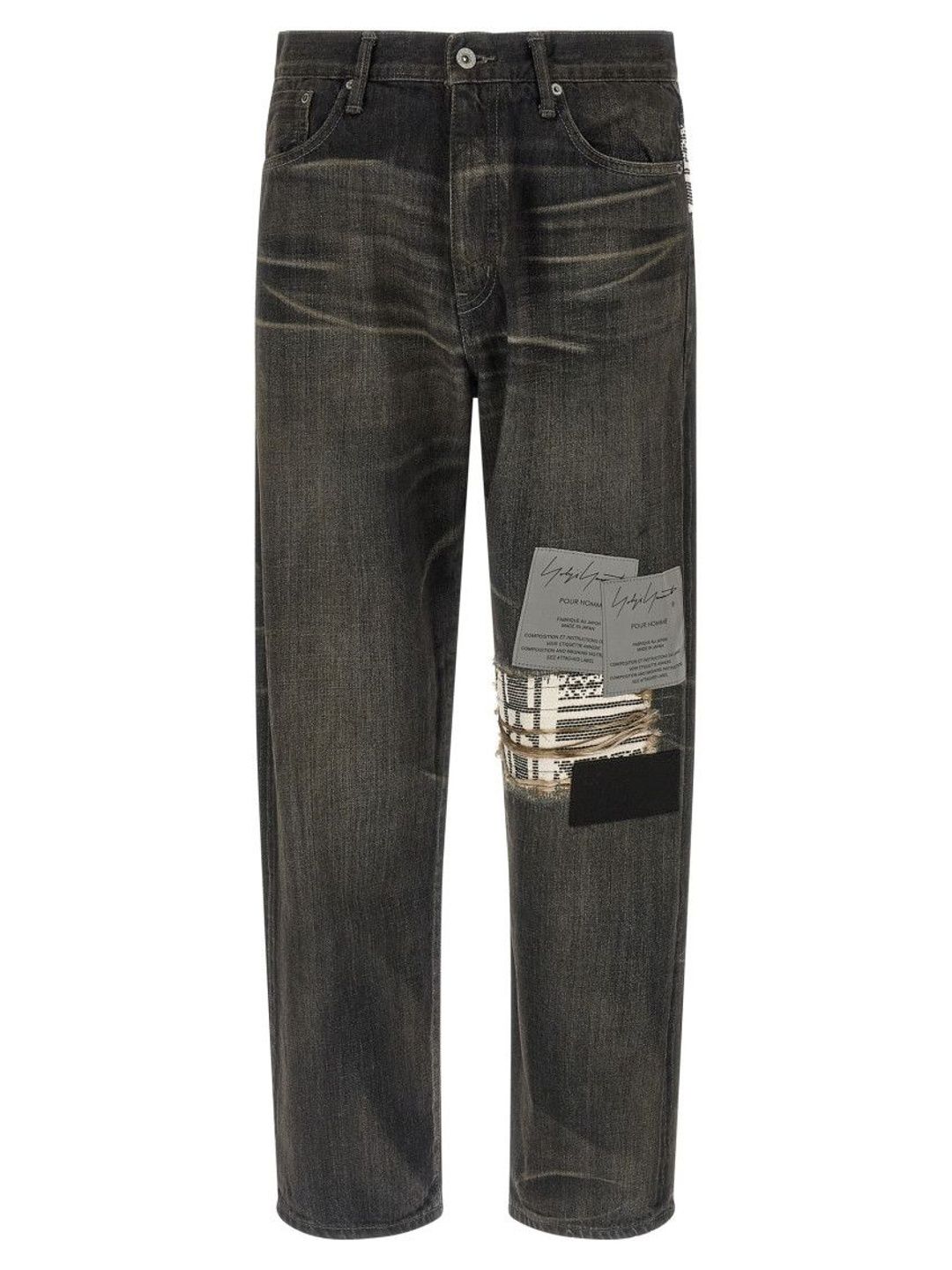 yohji yamamoto Black Regular Jeans-picture-42