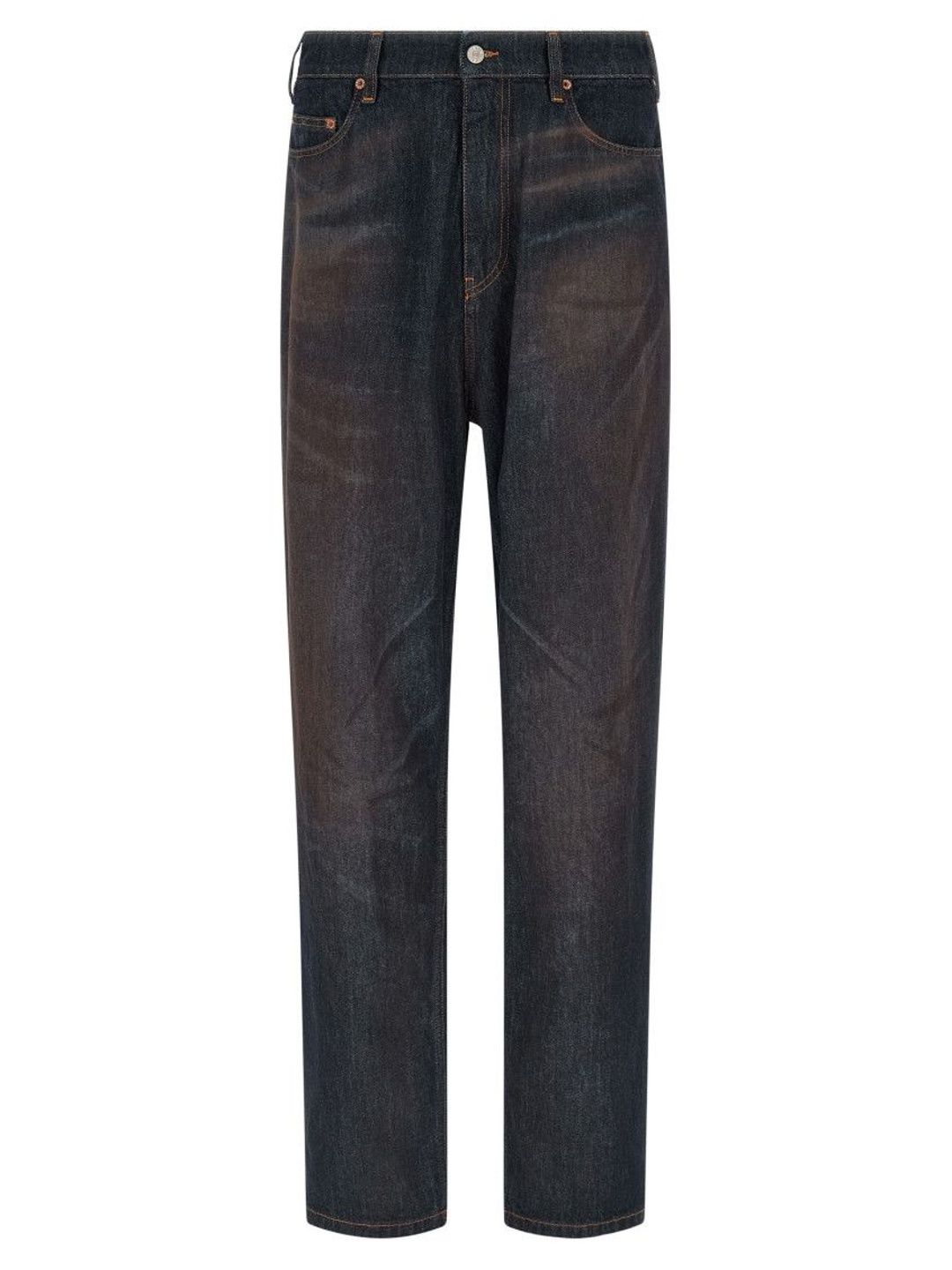 mm6 maison margiela Dark Blue Straight Jeans-picture-32