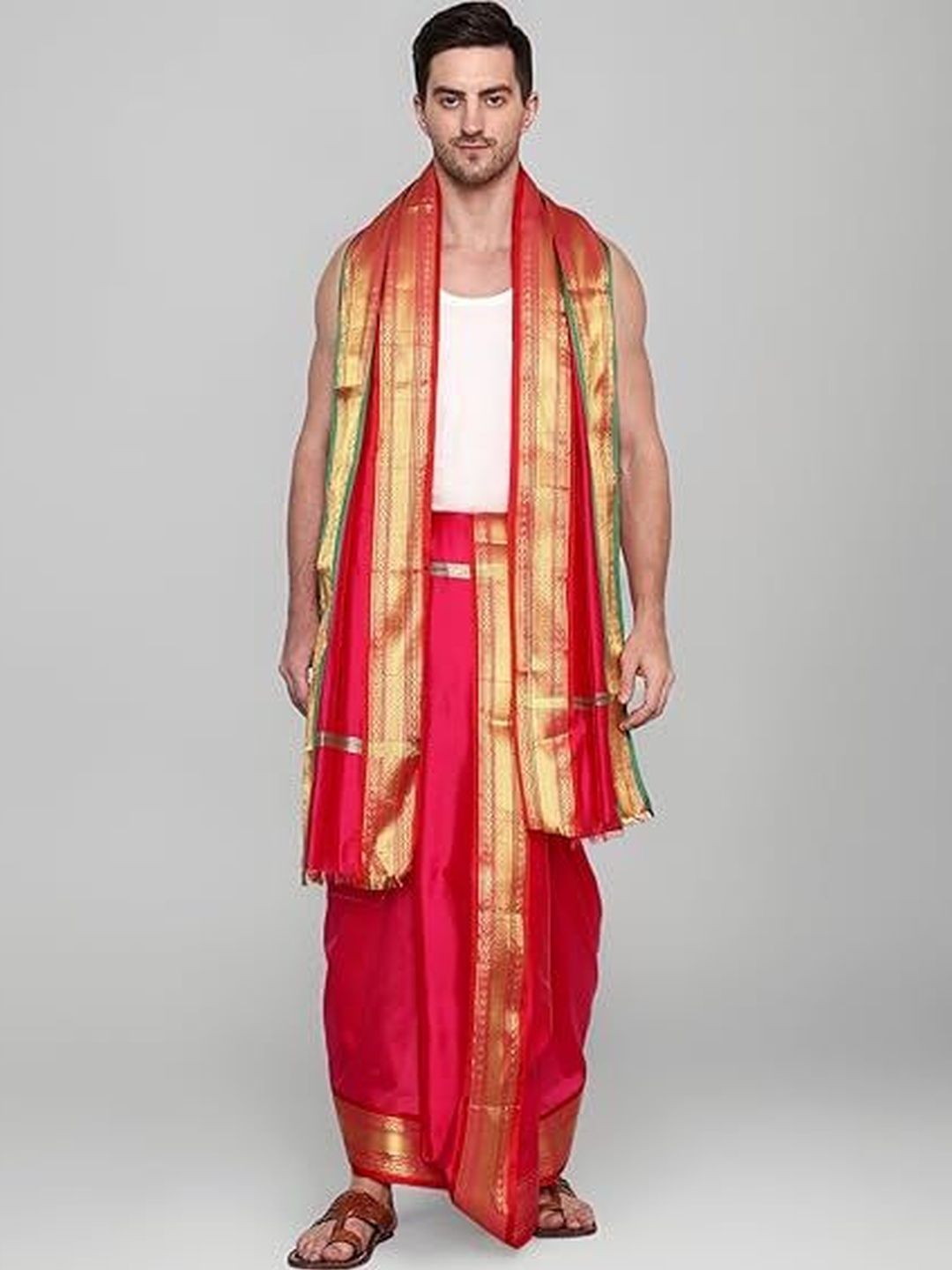 RAMESHWARAM FABRICS Men Dhoti Dhotis-picture-13