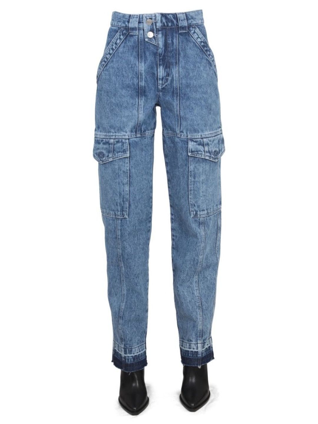 marant etoile Blue Tapered High Rise Jeans-picture-24