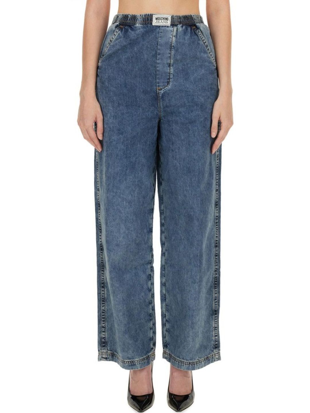 moschino Denim Loose High Rise Jeans-picture-11