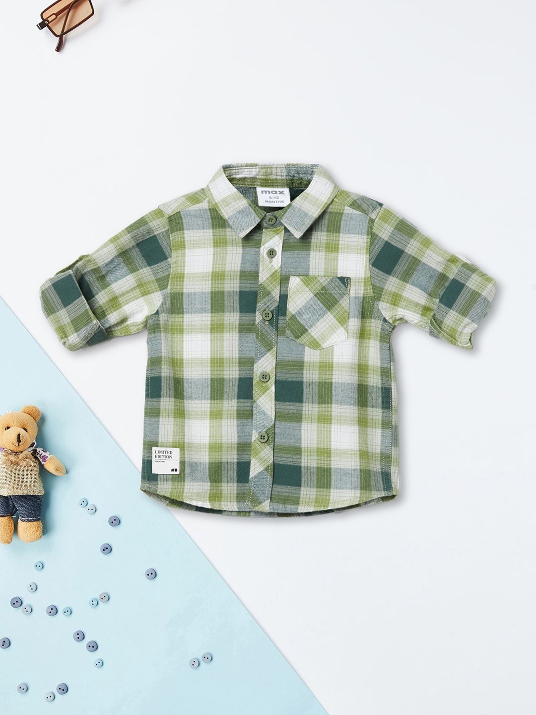 max Boys Checked Casual Shirt-picture-25