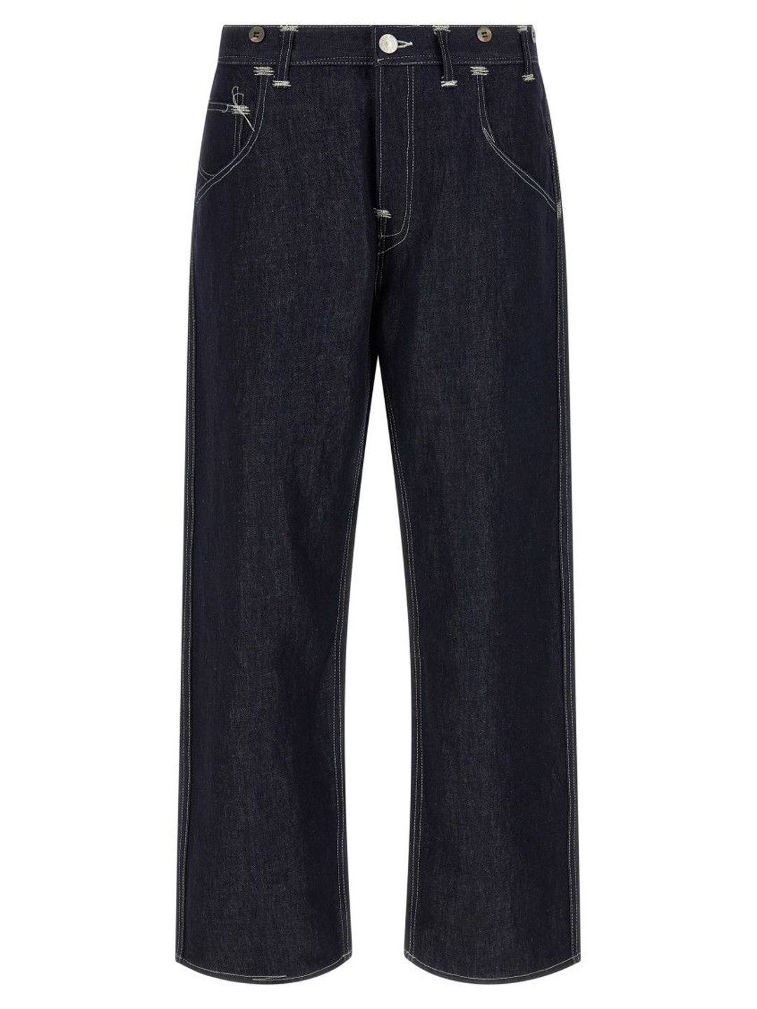 Navy Blue Solid Jeans-image-26