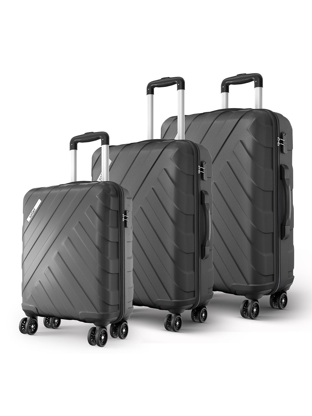 Safari Voro 3Pcs Textured Hard-Sided Trolley Bags-picture-32