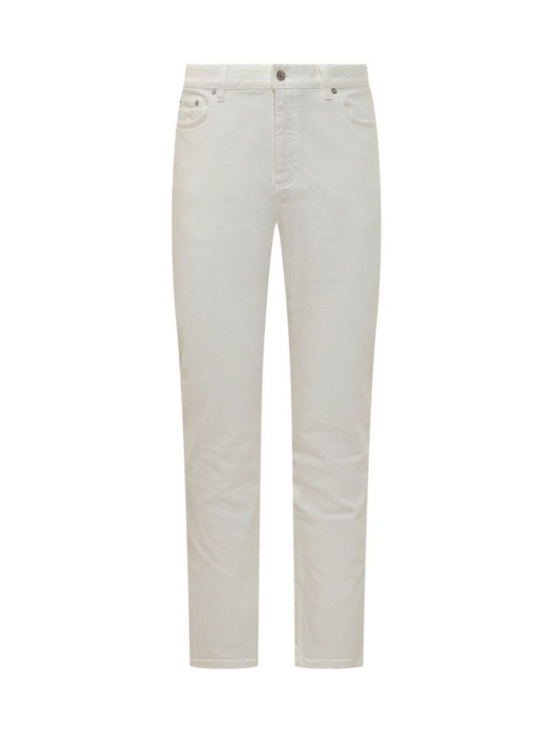 zegna White Straight Mid Rise Jeans-picture-31