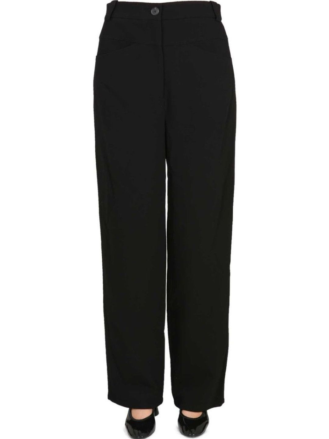 Black Straight High Rise Jeans-image-26