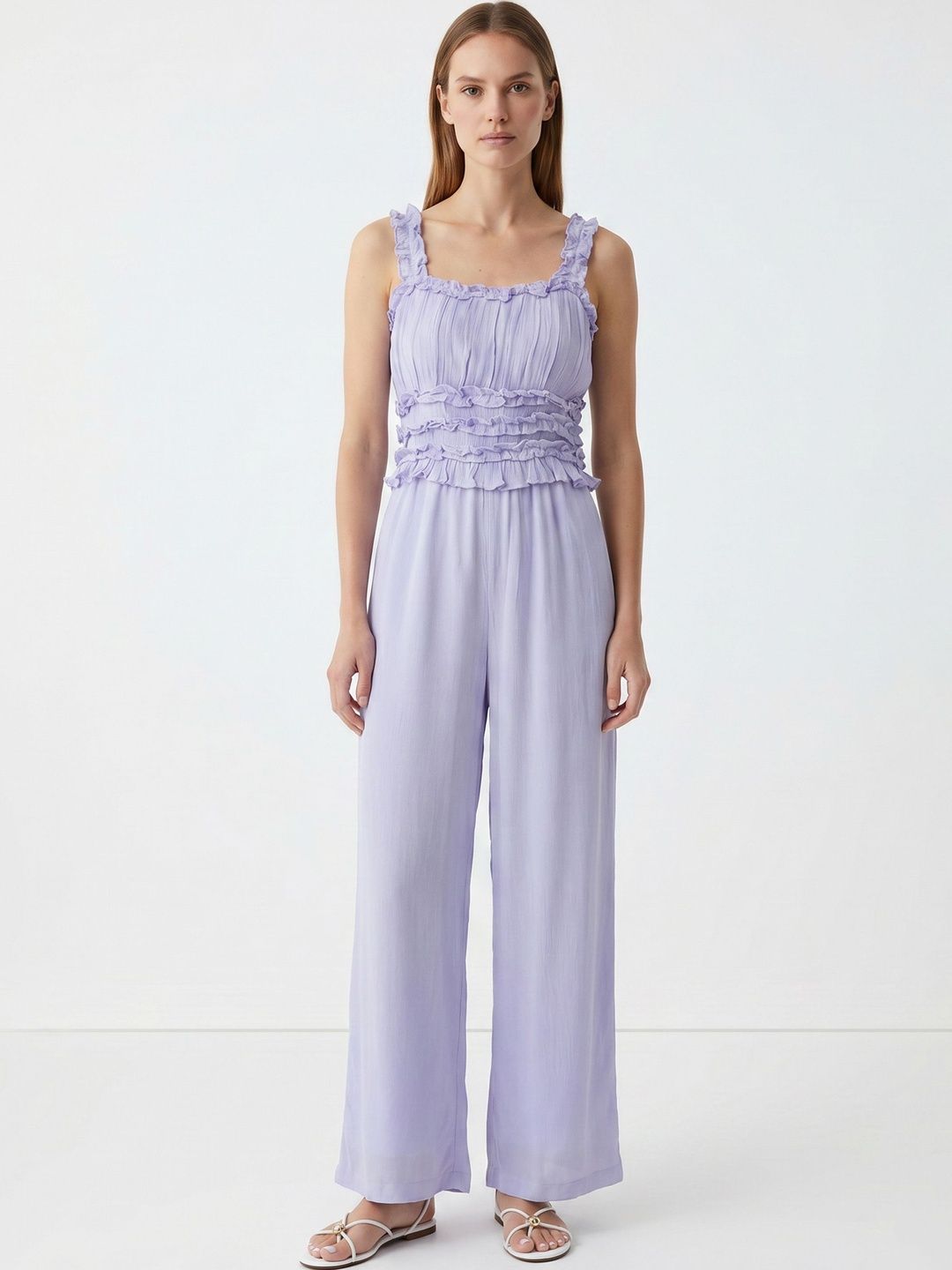 COVER STORY Basic Jumpsuit with Ruffles-image-21