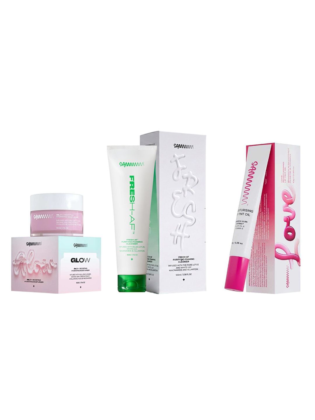 Sammmm Set Of 3 Face Wash, Lip Tint & Moisturizer-image-39