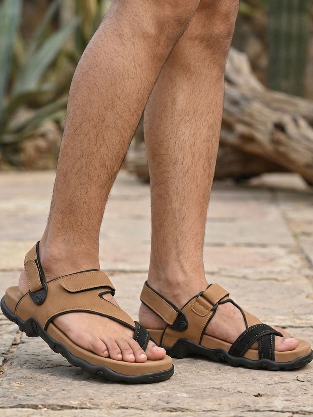 Mast & Harbour Men PU Sandals-image-8