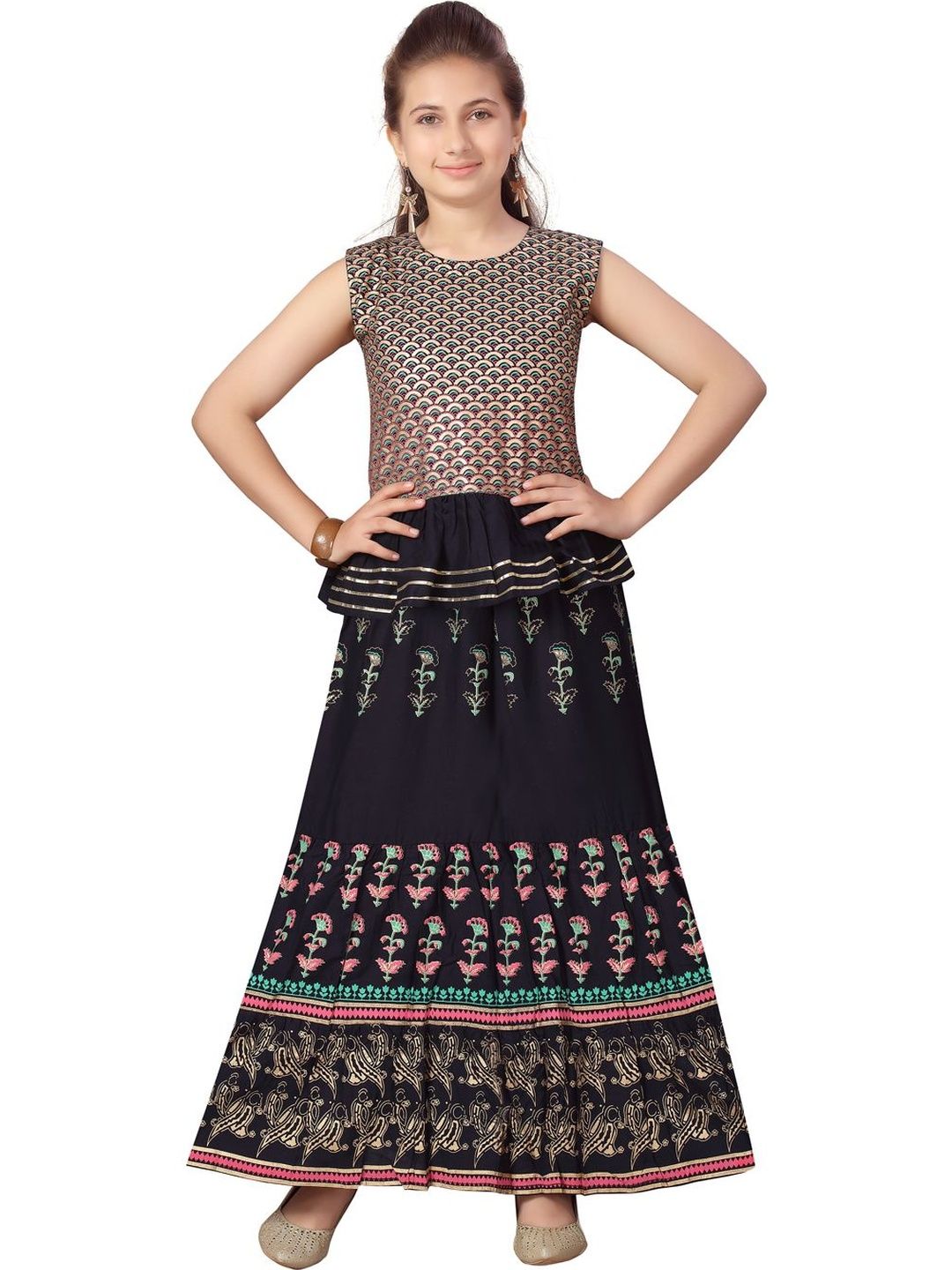 Aarika Girls Ready to Wear Lehenga &-image-23