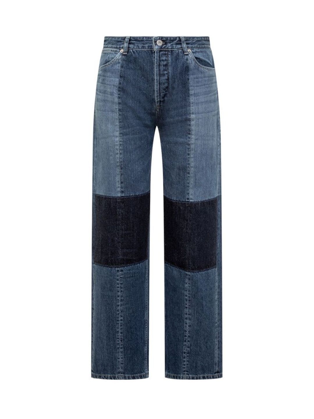 jil sander Blue Straight Mid Rise Jeans-picture-10