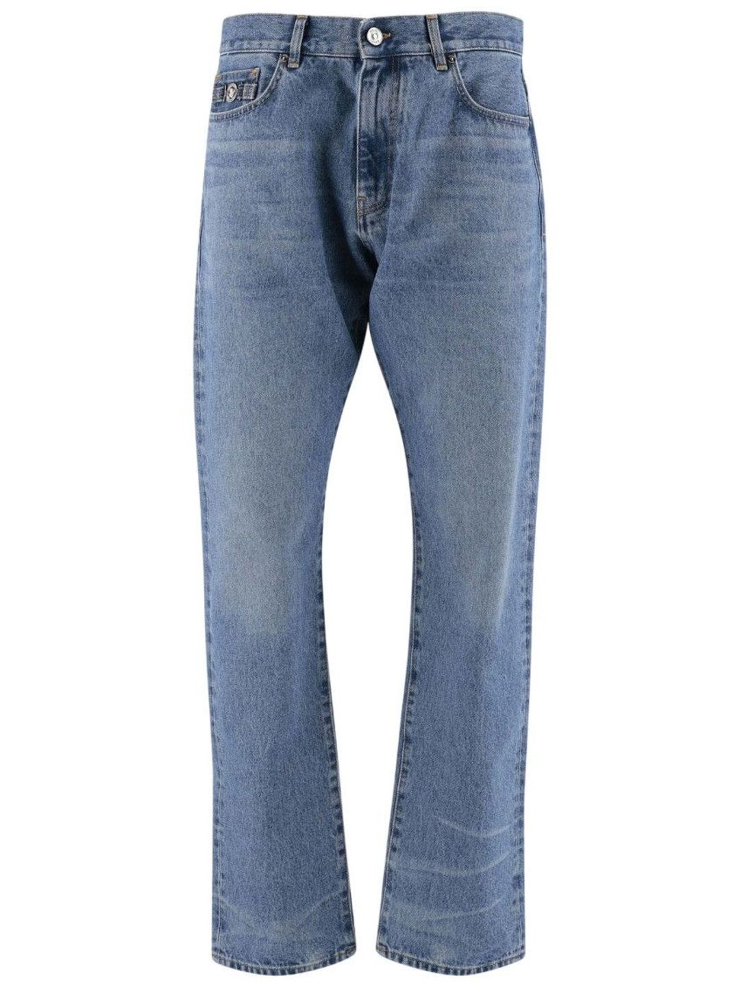 versace Blue Regular Mid Rise Jeans-picture-58