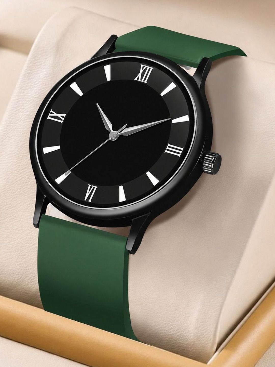 SWADESI STUFF Men Dial & Straps Analogue Date Aperture Watch