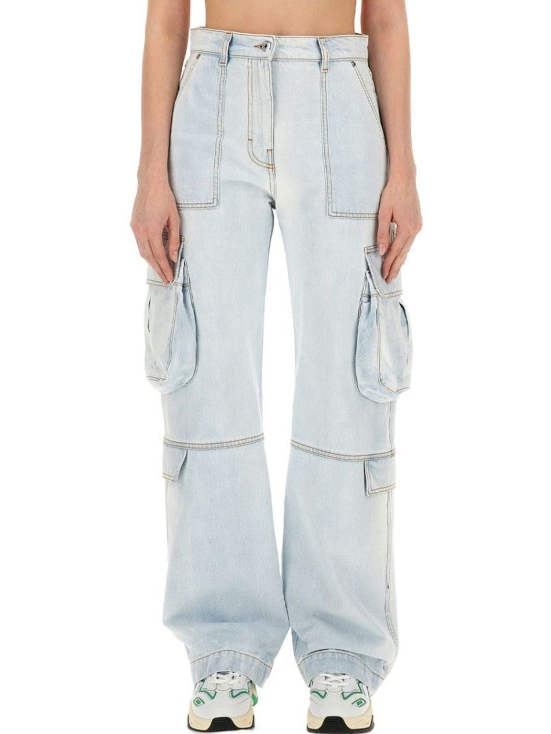 msgm Denim Cargo High Rise Jeans-picture-21
