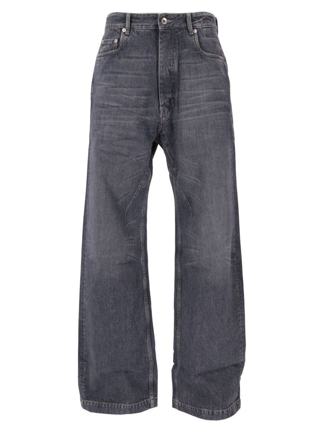 rick owens Navy Blue Loose Jeans-picture-44