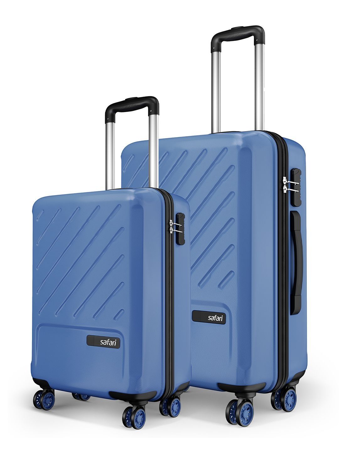 Safari Set Of 2 Symphony Textured Hard Sided Trolley Bags-image-44