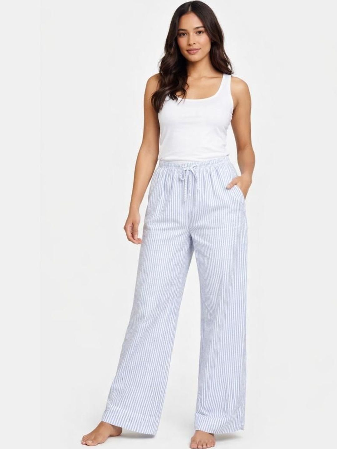 NoBarr Women Striped Trousers-picture-11