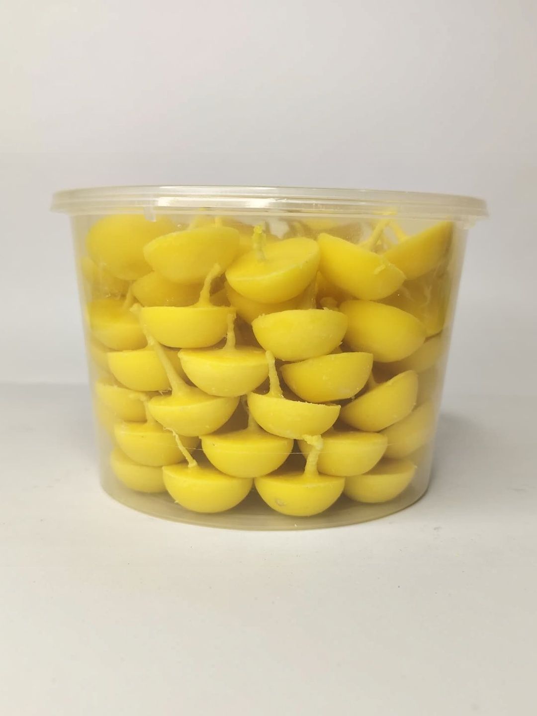 SMARAN 30-Pcs Yellow Ghee Heat Resistant Diyas-picture-14
