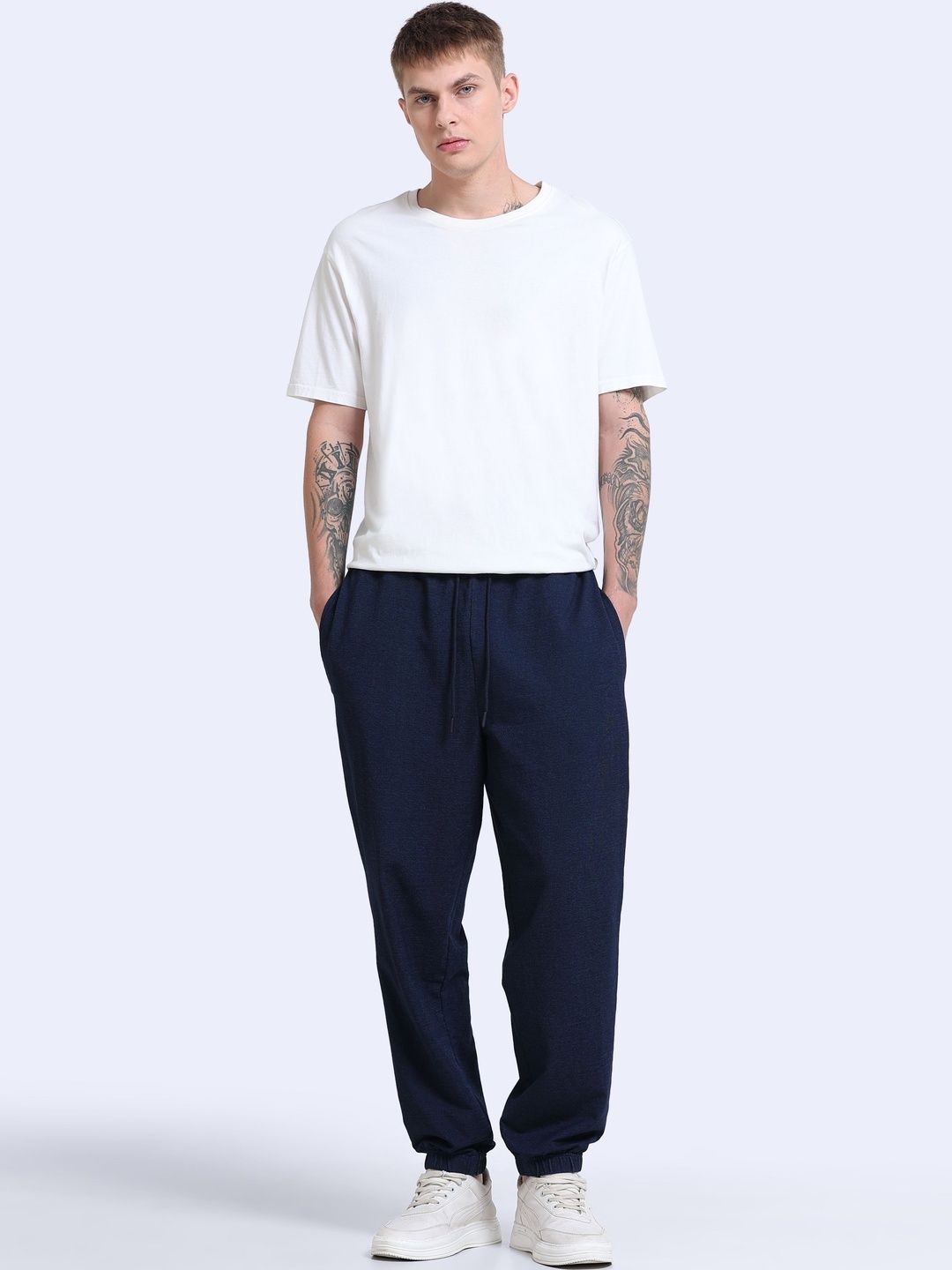 StitchX Mid-Rise Joggers Lounge Pants-image-29
